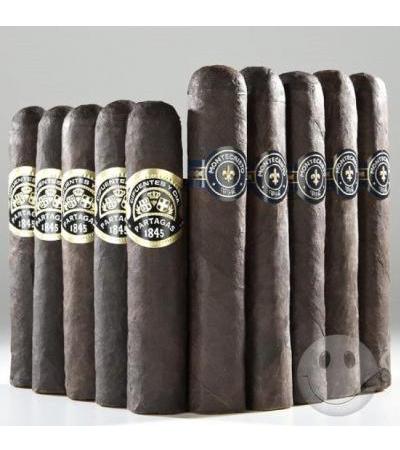 #11: Partagas Black and Montecristo Media Noche 10 Cigars