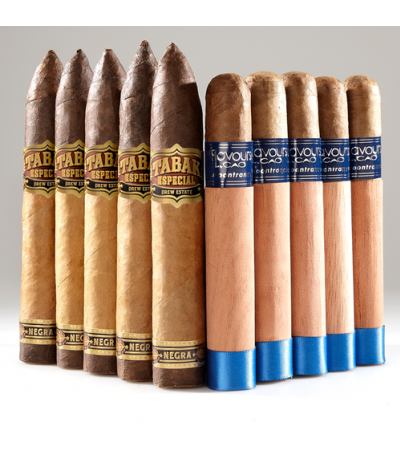 #25: Tabak Especial Cafe con Leche and CAO Moontrance 10 Cigars