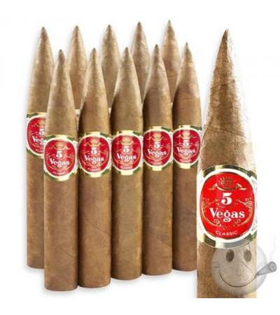 5 Vegas Classic Torpedo Torpedo (6.0"x54) Pack of 10