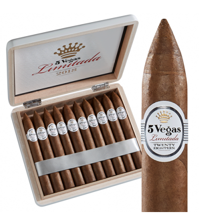 5 Vegas Limitada 2018 Belicoso (6.1"x52) Box of 20