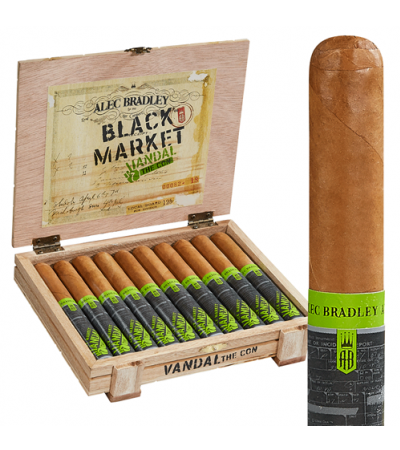 Alec Bradley Black Market Vandal The Con Toro (6.0"x50) Box of 10