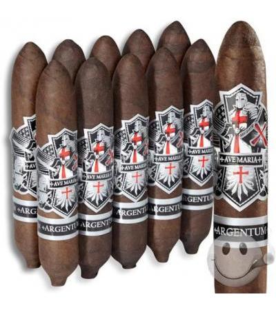 Ave Maria Argentum EL Maduro Perfecto (5.0"x58) Pack of 10
