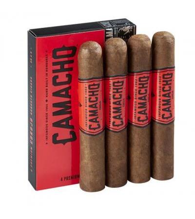 Camacho Corojo Robusto Pack of 4 Robusto (5.0"x50) 4 Cigars