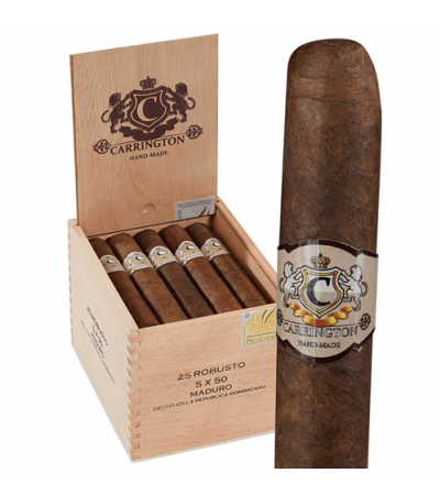 Carrington Maduro Churchill (7.0"x50) Box of 25