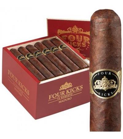 Crowned Heads Four Kicks Maduro Corona Gordo (5.6"x46) Box of 24
