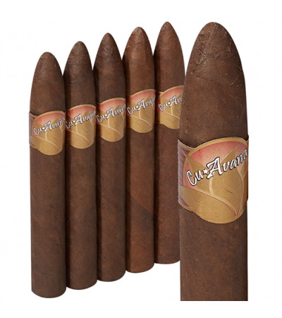 Cu-Avana Maduro Belicoso (6.0"x52) Pack of 5