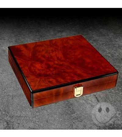 Daniel Marshall Slim Travel Humidor - Burl Daniel Marshall Slim Travel Humidor - Burl 12 Cigar Capacity