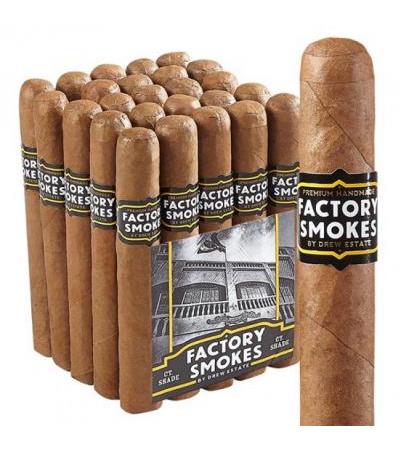 Drew Estate Factory Smokes Connecticut Shade Churchill (7.0"x50) Pack of 25