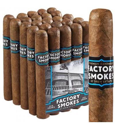 Drew Estate Factory Smokes Sun Grown Churchill (7.0"x50) Pack of 25