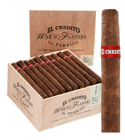 El Credito War of Flavors Corona (5.5"x38) Box of 50