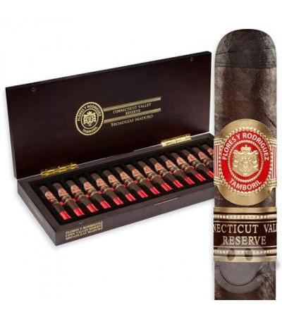 Flores y Rodriguez Connecticut Valley Reserve Robusto (5.5"x54) Box of 19