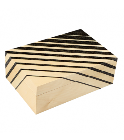 Gurkha Art Deco Humidor - Stripes Art Deco Stripes 50 Cigar Capacity