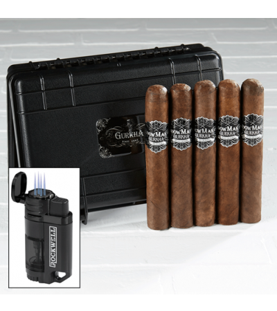 Gurkha El Gordo Widow Maker Herf-A-Dor Combo 5 Cigars