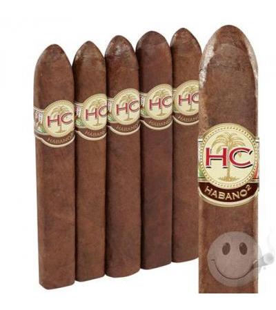 HC Series Habano2 Belicoso 5-Pack Belicoso (6.0"x54) Pack of 5