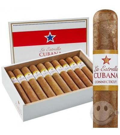 La Estrella Cubana Connecticut Churchill (7.0"x48) Box of 20