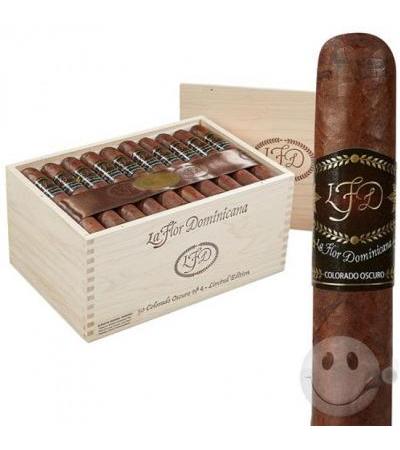 La Flor Dominicana Colorado Oscuro Corona (4.2"x48) Box of 50