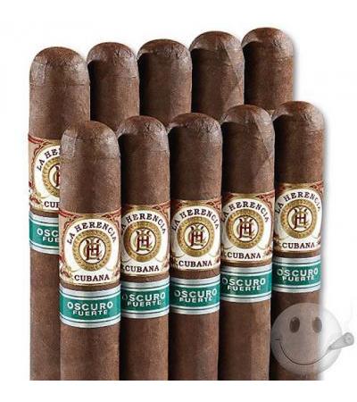 La Herencia Cubana Oscuro Fuerte Toro Toro (6.5"x50) Pack of 10