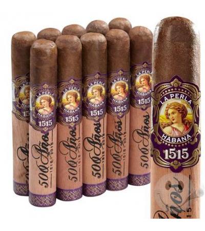 La Perla Habana 1515 Robusto Bulk Sale Robusto (5.0"x52) Pack of 15