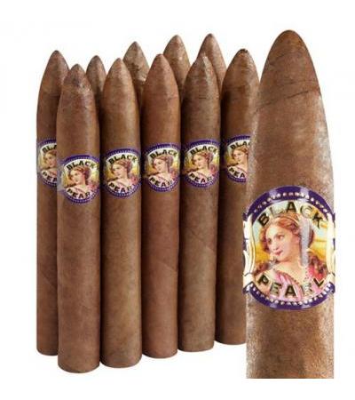 La Perla Habana Black Pearl Morado Belicoso Belicoso (6.2"x52) Pack of 5