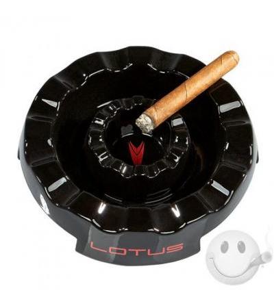 Lotus Bullseye Ashtray Lotus Bullseye Ashtray Black
