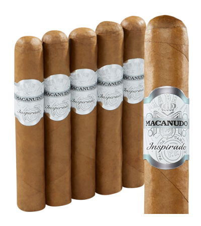 Macanudo Inspirado White 5-Packs Churchill (7.0"x48) Pack of 5