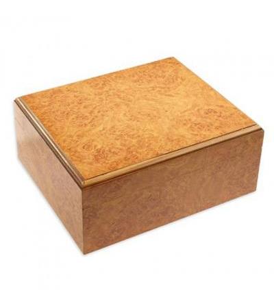 Maestro Burl Humidor Maestro Burl Humidor 50 Cigar Capacity