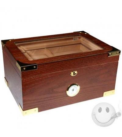Milano Glass-Top Display Humidor Milano Glass-Top Display Humidor 100 Cigar Capacity