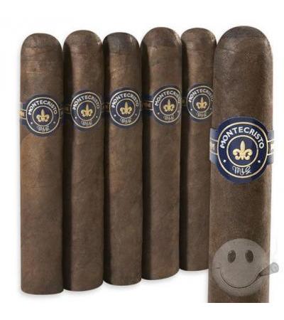 Monte Media Noche Edmundo 5-Pack Robusto (5.0"x55) Pack of 5