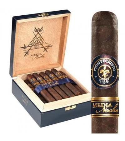 Montecristo Media Noche Churchill (7.0"x58) Box of 20