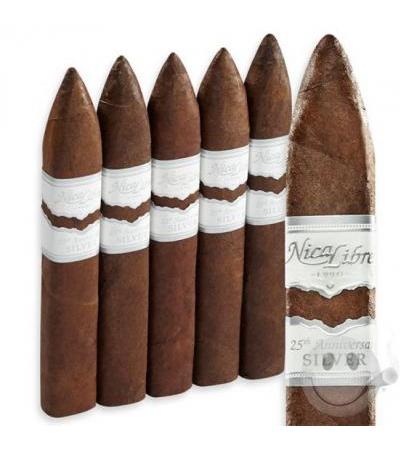 Nica Libre Silver 25th Anniversary Torpedo Torpedo (6.0"x56) Pack of 10