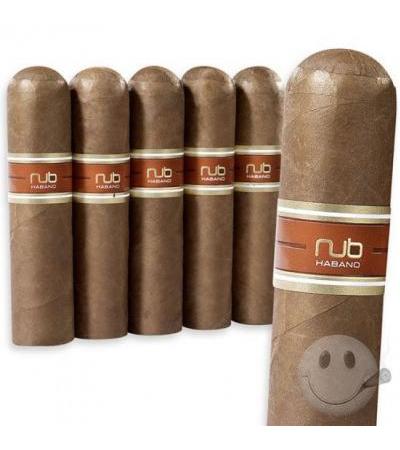 Nub 358 Habano 5-Pack Gordo (3.7"x58) Pack of 5