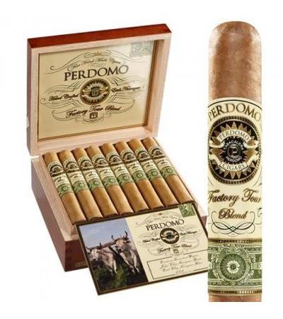 Perdomo Factory Tour Blend Connecticut Churchill (7.0"x52) Box of 24
