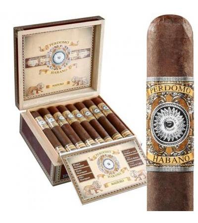 Perdomo Habano Bourbon Barrel-Aged Maduro Toro (6.0"x54) Pack of 5