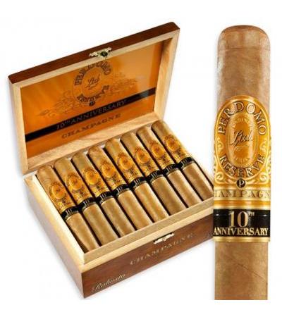Perdomo Reserve 10th Anniv. Champagne Churchill (7.0"x54) Box of 25