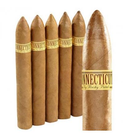 Rocky Patel Connecticut 5-Packs Churchill (7.0"x48) Pack of 5