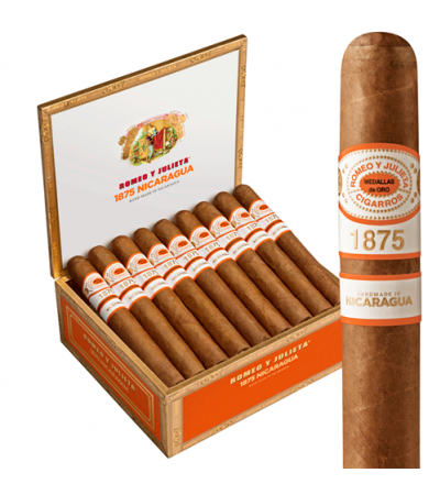 Romeo y Julieta 1875 Nicaragua Robusto (5.0"x50) Box of 25  + 5 Cigars