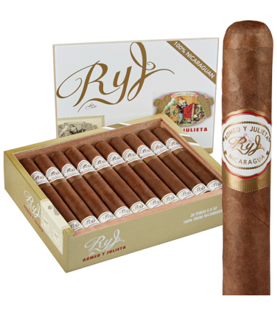 Romeo y Julieta RyJ Nicaragua by AJ Fernandez Churchill (7.0"x50) Box of 20
