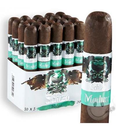 Schizo Maduro Robusto (5.0"x50) Pack of 20