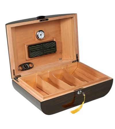 Shelbourne Humidor Shelbourne Macassar Humidor 150 Cigar Capacity