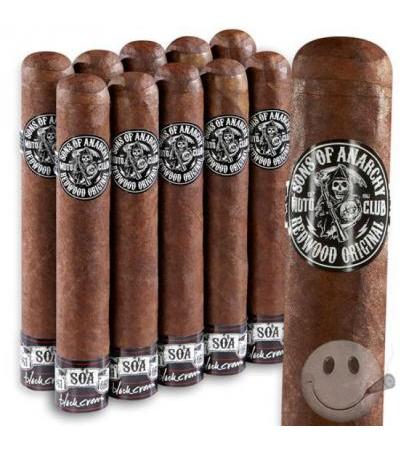 Sons of Anarchy by Black Crown Robusto (5.0"x54) Pack of 10