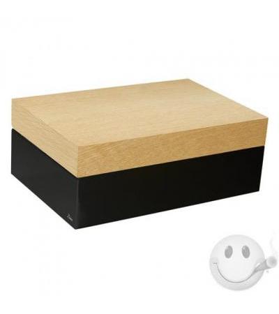 Zino Z80 Humidor Zino Z80 Humidor - Ayous/ Black Lacquer 70 Cigar Capacity