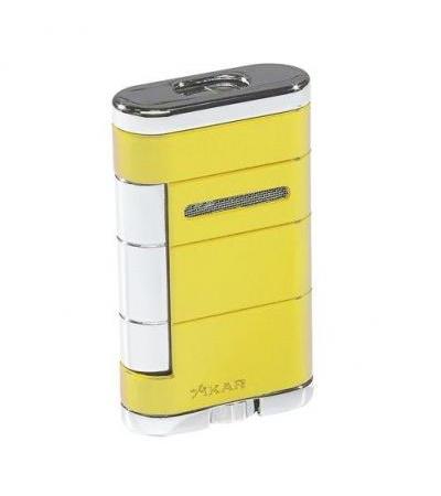 Xikar Allume Dual Torch Lighter - Yellow
