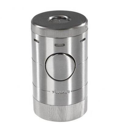 Xikar Volta Quad Flame Table-Top Lighter Silver