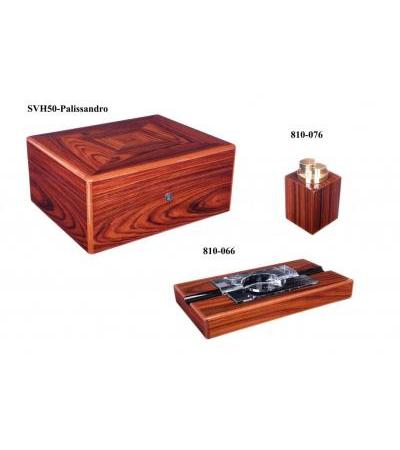 Настольный набор сигарных аксессуаров Gentili SET-SVH50-Palissandro