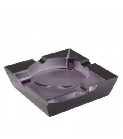 Famous Quality Imports - Crystal Black Tint Ashtray
