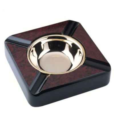 Orleans International - 4 Cigar Porcelain Square Ashtray
