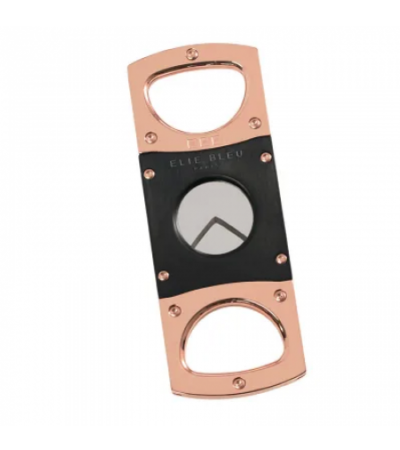 ELIE BLEU CIGAR CUTTER COLLECTION POLISHED ROSE/SATIN BLACK