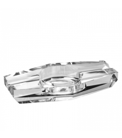 Lotus - Black Label 2 Cigar k9 Crystal Ashtray Clear