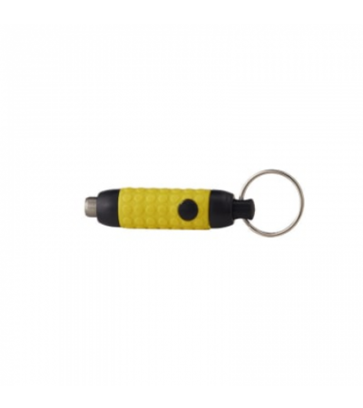 Firstland International - Rubberized Havana Retract Punch Yellow