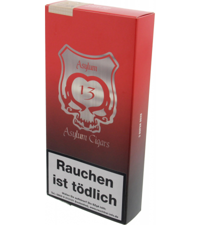 Asylum Cigars 13 Eighty Super Goliath 80 x 8 Classic 3er